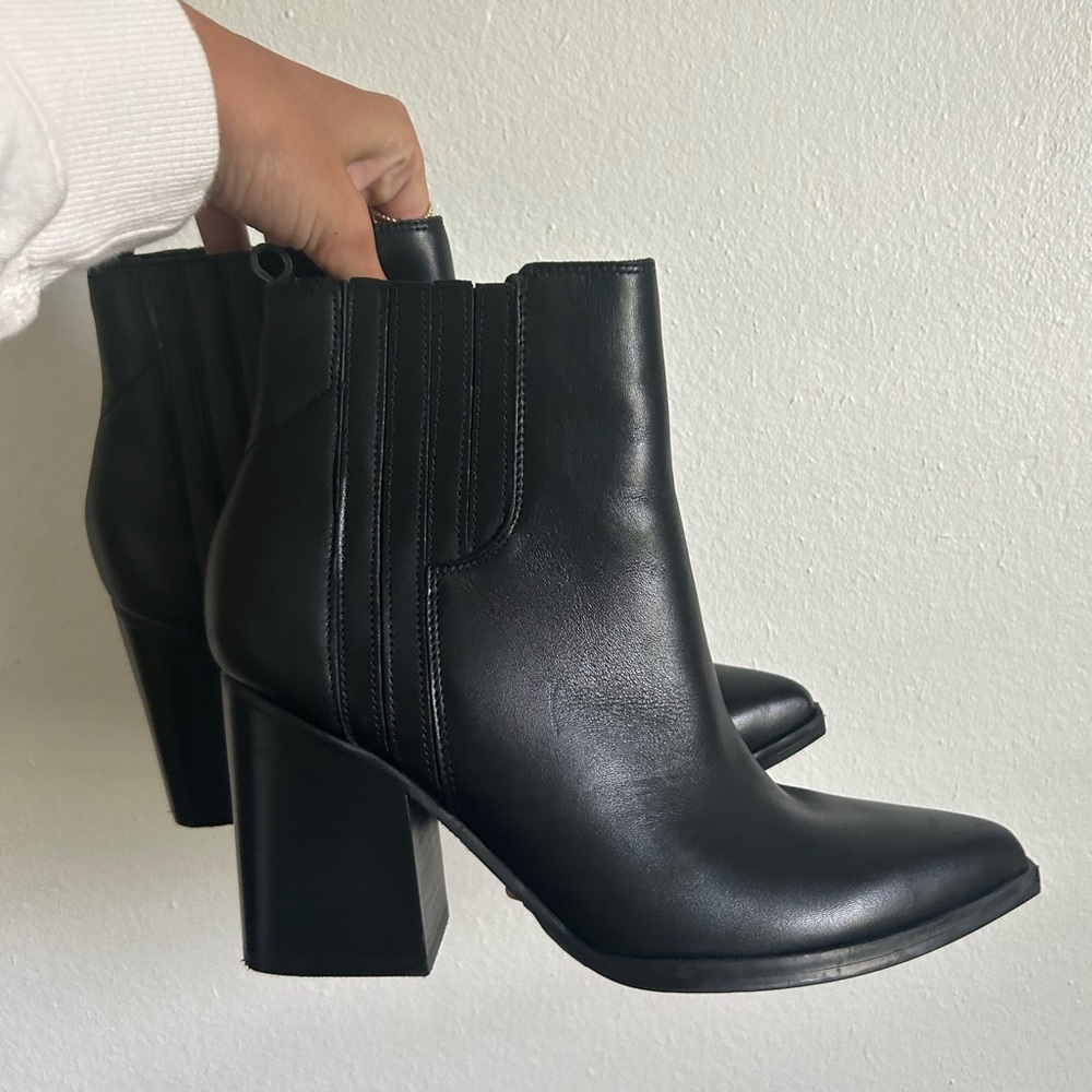 Blacked heeled boots!! MARC FISHER ORIGINAL PRICE $200